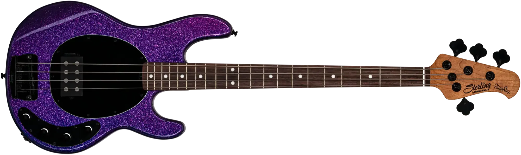 Sterling by Musicman Stingray 34 Purple Sparkle/RW